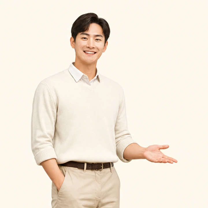 그랜저 중고차 장기렌트카 상담 신청을 안내하는 담당자